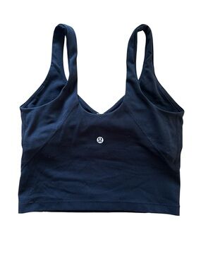 LULULEMON Align Black Tank Top size 4 - square dot